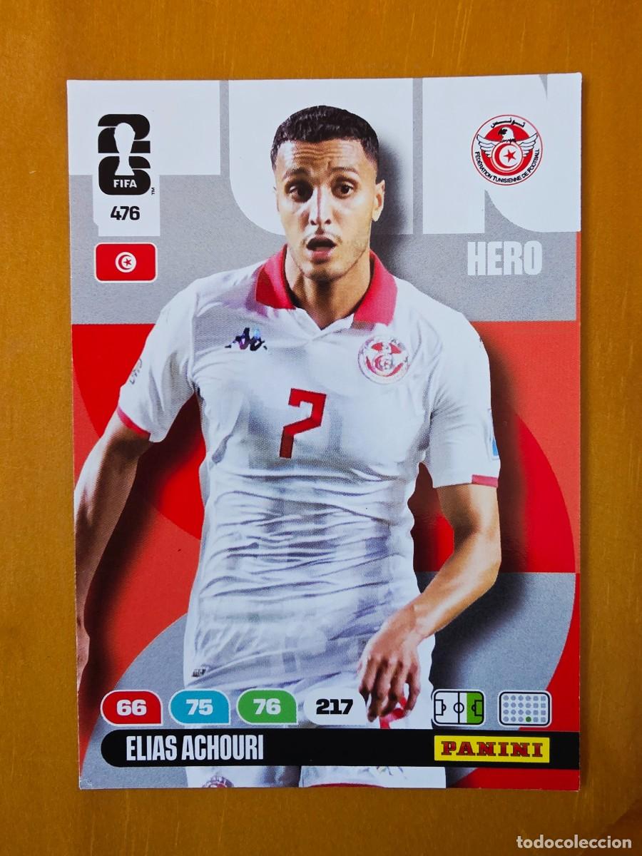Cromos de Futebol: 476 Elias Achouri, Hero, T&uacute;nez, Adrenalyn XL Fifa World Cup 2026 Mundial 26