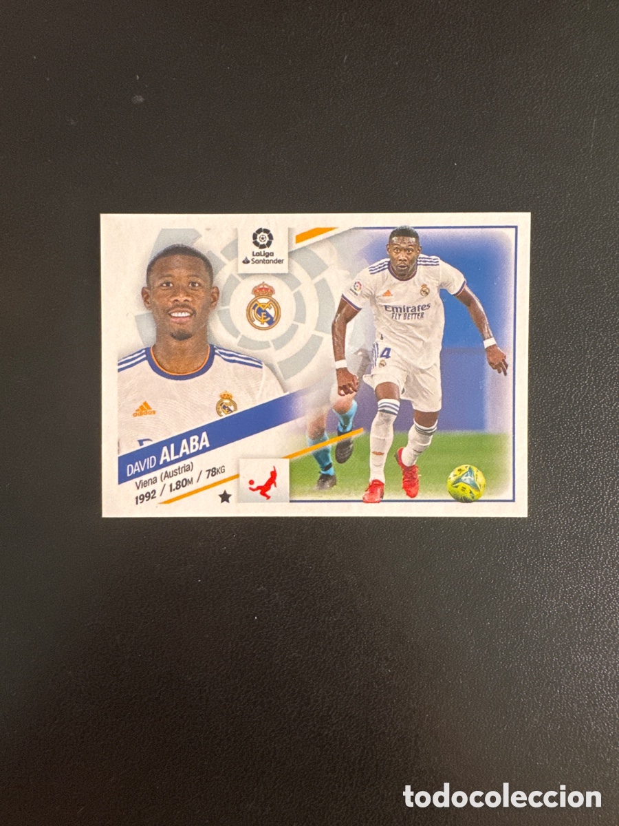 Cromos de Futebol: ALABA REAL MADRID NUMERO 6 LIGA ESTE 2022 2023