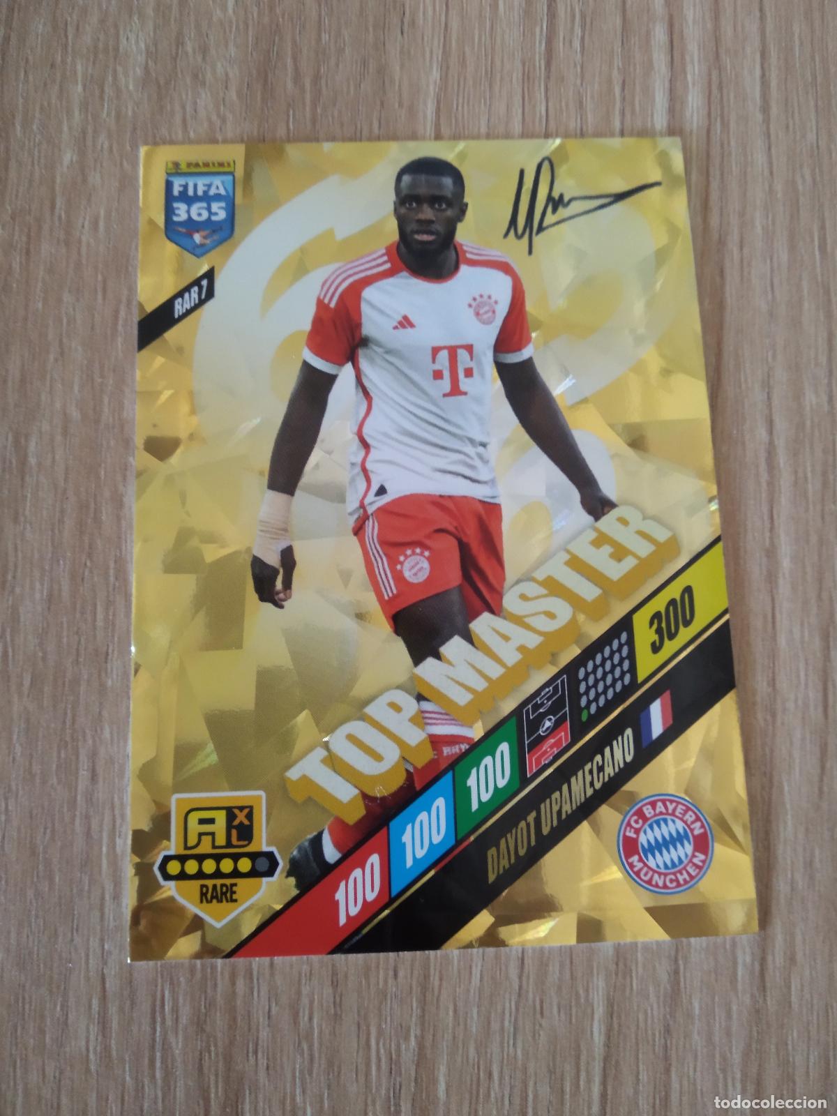 Cromos de Futebol: RAR 7 UPAMECANO BAYERN MUNICH CROMO FUTBOL PANINI ADRENALYN 2023-2024 FIFA 365 23-24