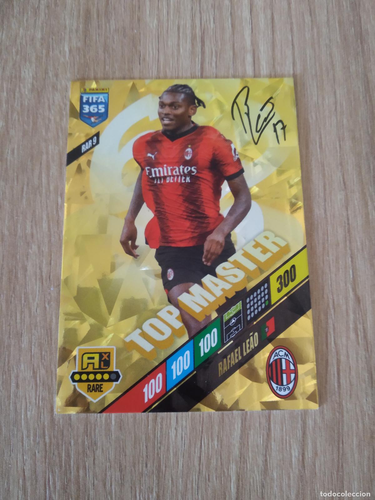 Cromos de Futebol: RAR 9 RAFAFEL LEAO AC MILAN TOP MASTER CROMO FUTBOL PANINI ADRENALYN 2023-2024 FIFA 365 23-24