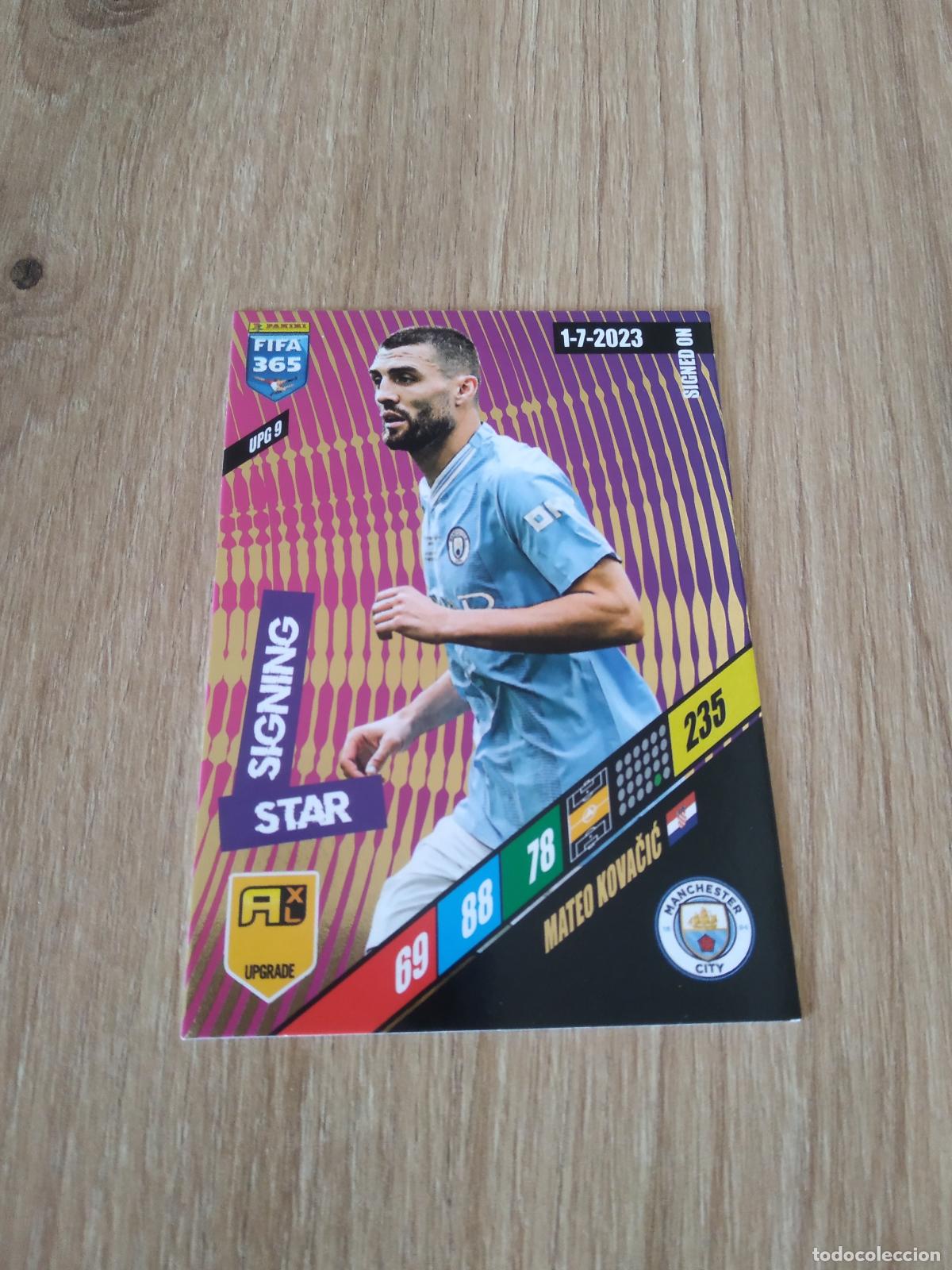 Cromos de F&uacute;tbol: UPG 9 KOVACIC MANCHESTER CITY CROMO FUTBOL PANINI ADRENALYN 2023-2024 FIFA 365 23-24