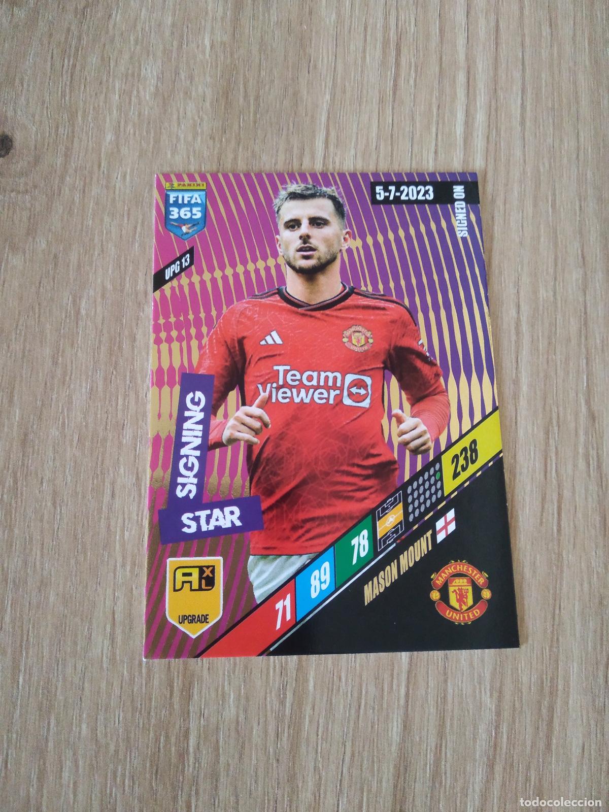 Cromos de F&uacute;tbol: UPG 13 MASON MOUNT MANCHESTER UNITED CROMO FUTBOL PANINI ADRENALYN 2023-2024 FIFA 365 23-24