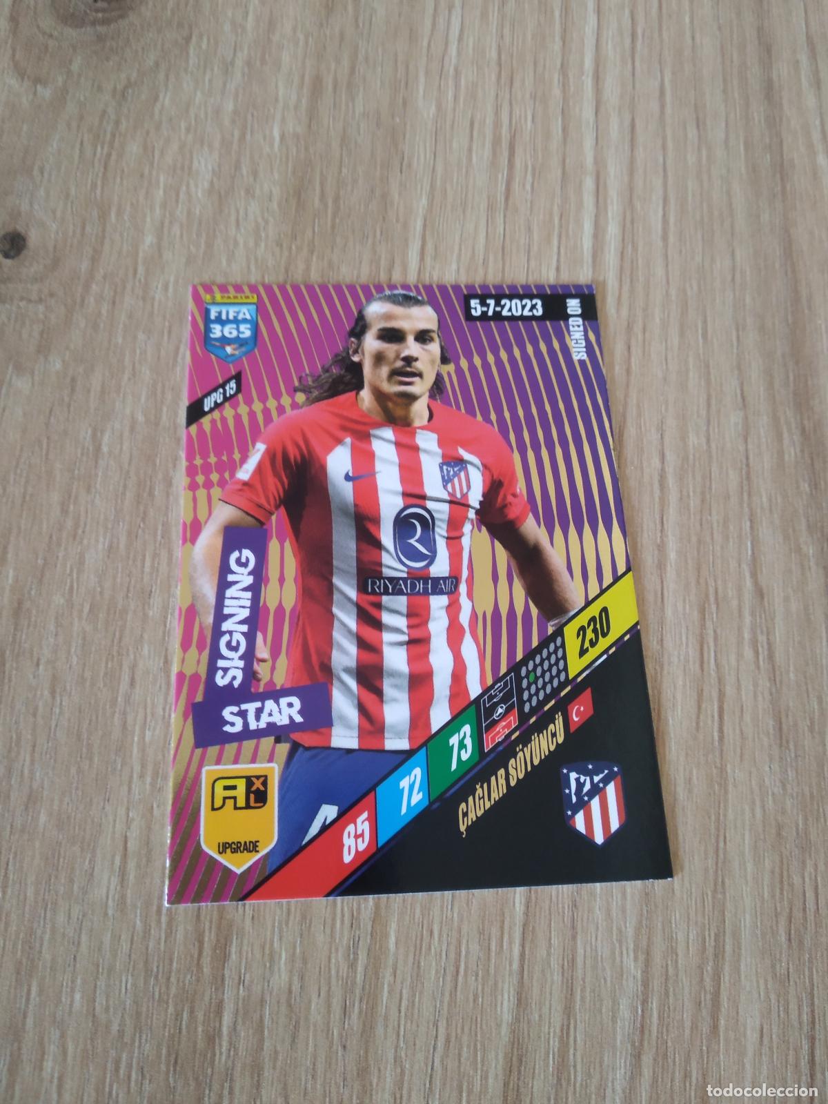 Cromos de F&uacute;tbol: UPG 15 SOYUNCU ATLETICO DE MADRID CROMO FUTBOL PANINI ADRENALYN 2023-2024 FIFA 365 23-24