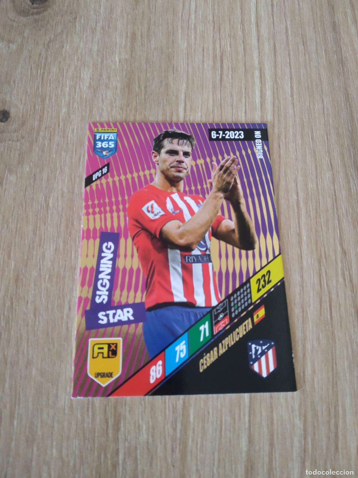 Cromos de F&uacute;tbol: UPG 16 AZPILICUETA ATLETICO DE MADRID CROMO FUTBOL PANINI ADRENALYN 2023-2024 FIFA 365 23-24