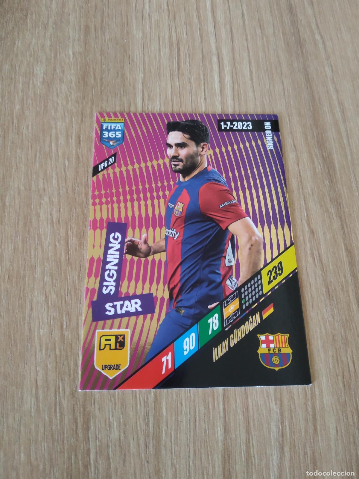 Cromos de F&uacute;tbol: UPG 20 GUNDOGAN BARCELONA BAR&Ccedil;A CROMO FUTBOL PANINI ADRENALYN 2023-2024 FIFA 365 23-24