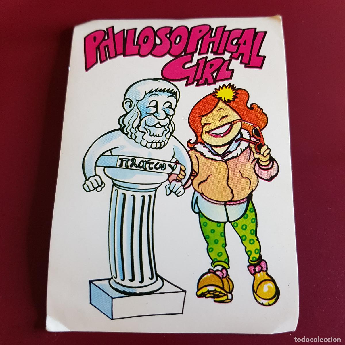 Cromos de F&uacute;tbol: PANINI - FANTASTICKERS - PHILOSOPHICAL GIRL - NUNCA PEGADO