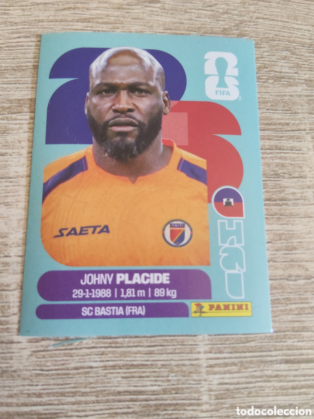 Cromos de F&uacute;tbol: Panini mundial 2026 HAI 2 Johnny Placide Hait&iacute;