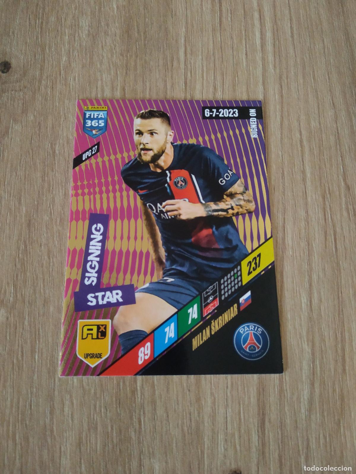 Cromos de F&uacute;tbol: UPG 27 SKRINIAR PARIS SAINT GERMAIN CROMO FUTBOL PANINI ADRENALYN 2023-2024 FIFA 365 23-24
