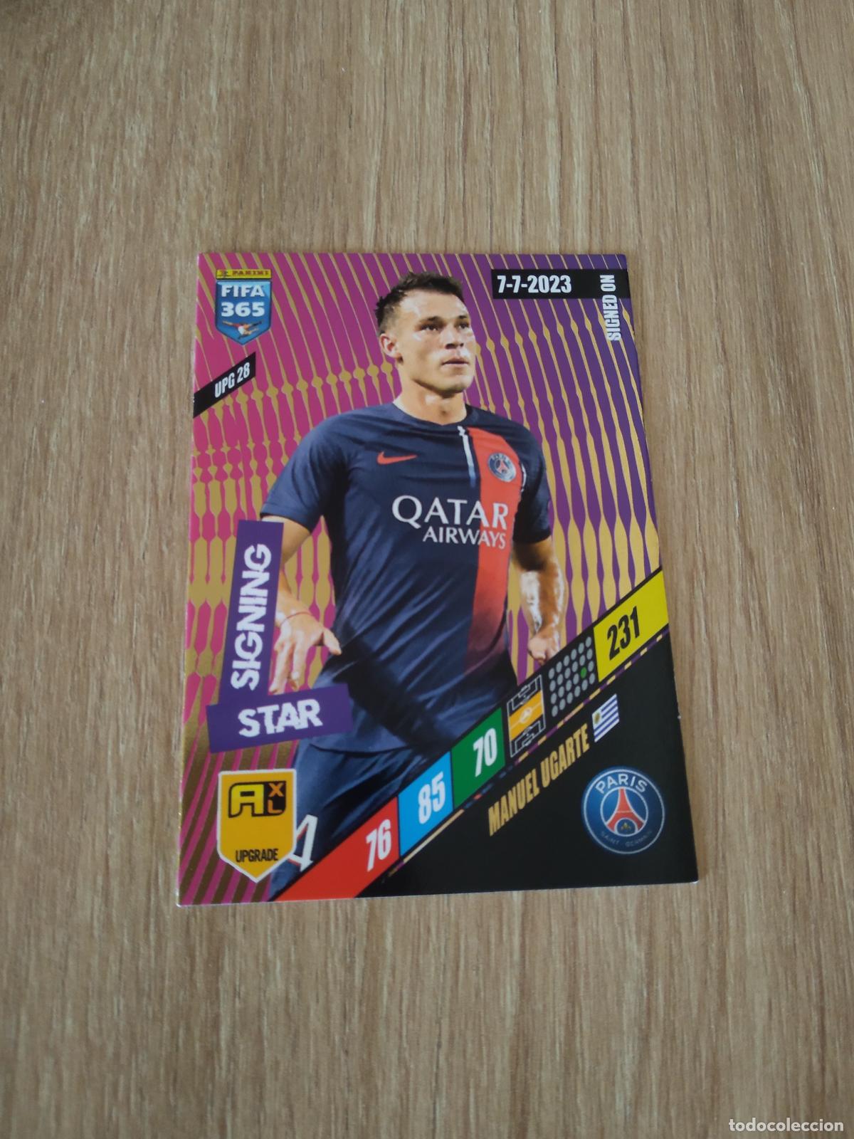 Cromos de F&uacute;tbol: UPG 28 MANUEL UGARTE PARIS SAINT GERMAIN CROMO FUTBOL PANINI ADRENALYN 2023-2024 FIFA 365 23-24