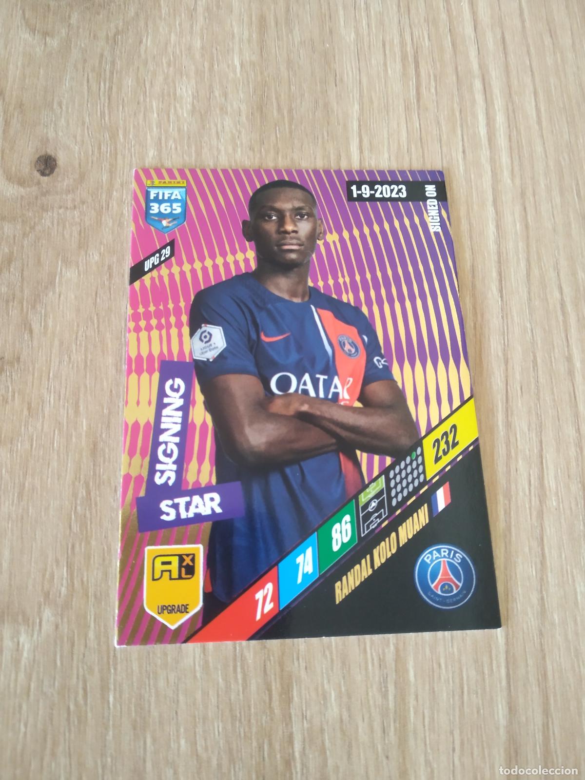 Cromos de F&uacute;tbol: UPG 29 KOLO MUANI PARIS SAINT GERMAIN CROMO FUTBOL PANINI ADRENALYN 2023-2024 FIFA 365 23-24