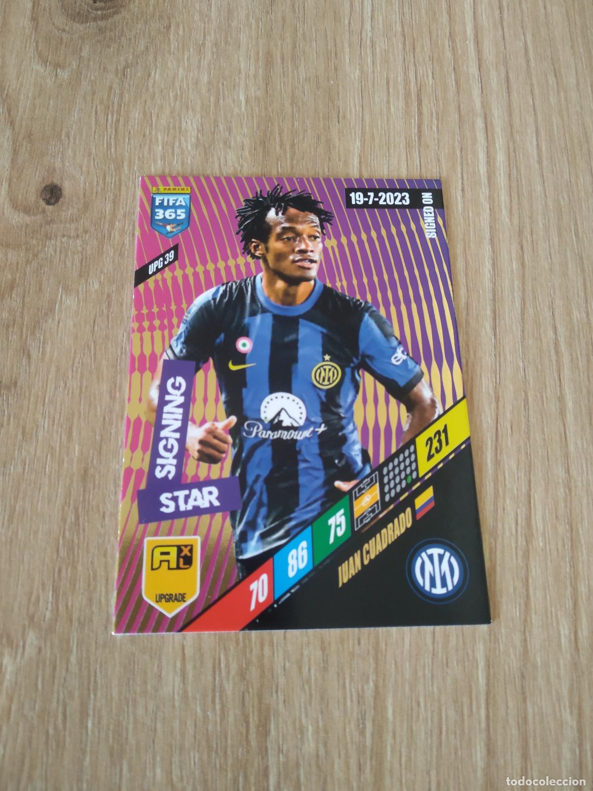 Cromos de F&uacute;tbol: UPG 39 CUADRADO INTER MILAN CROMO FUTBOL PANINI ADRENALYN 2023-2024 FIFA 365 23-24