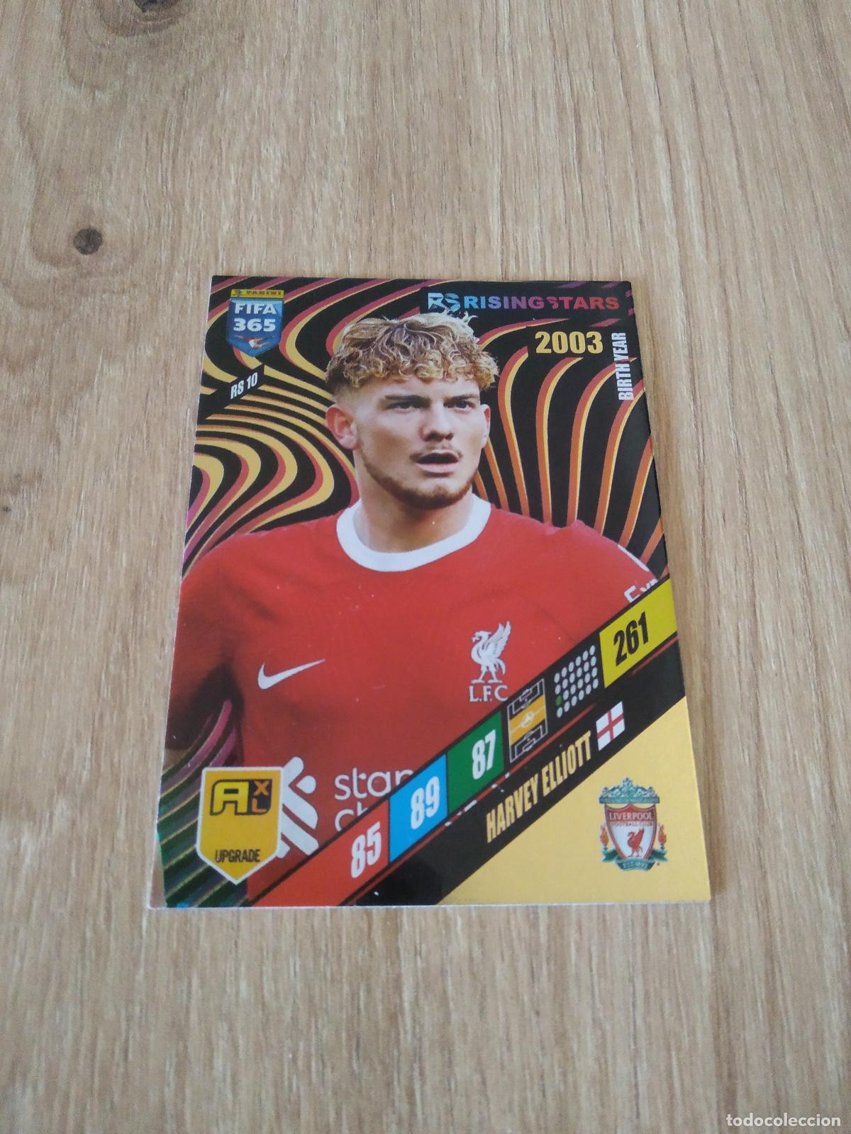Cromos de F&uacute;tbol: RS 10 HARVEY ELLIOTT LIVERPOOL CROMO FUTBOL PANINI ADRENALYN 2023-2024 FIFA 365 23-24