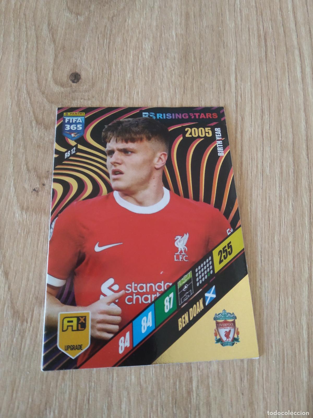 Cromos de F&uacute;tbol: RS 12 BEN DOAK LIVERPOOL CROMO FUTBOL PANINI ADRENALYN 2023-2024 FIFA 365 23-24