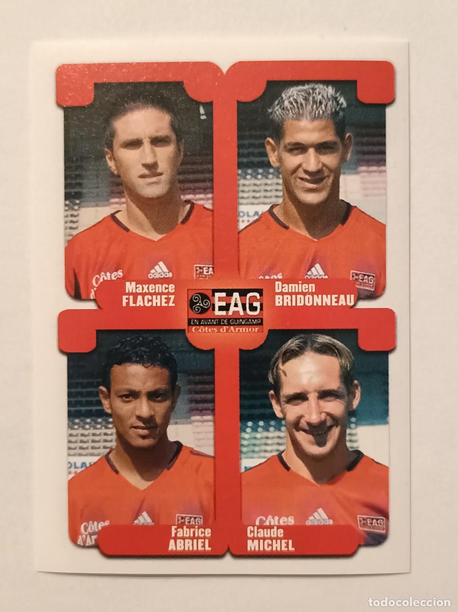 Cromos de F&uacute;tbol: #439 FLACHEZ-BRIDONNEAU-ABRIEL-MICHEL (GUINGAMP) LIGUE 1 FOOT 2005 PANINI