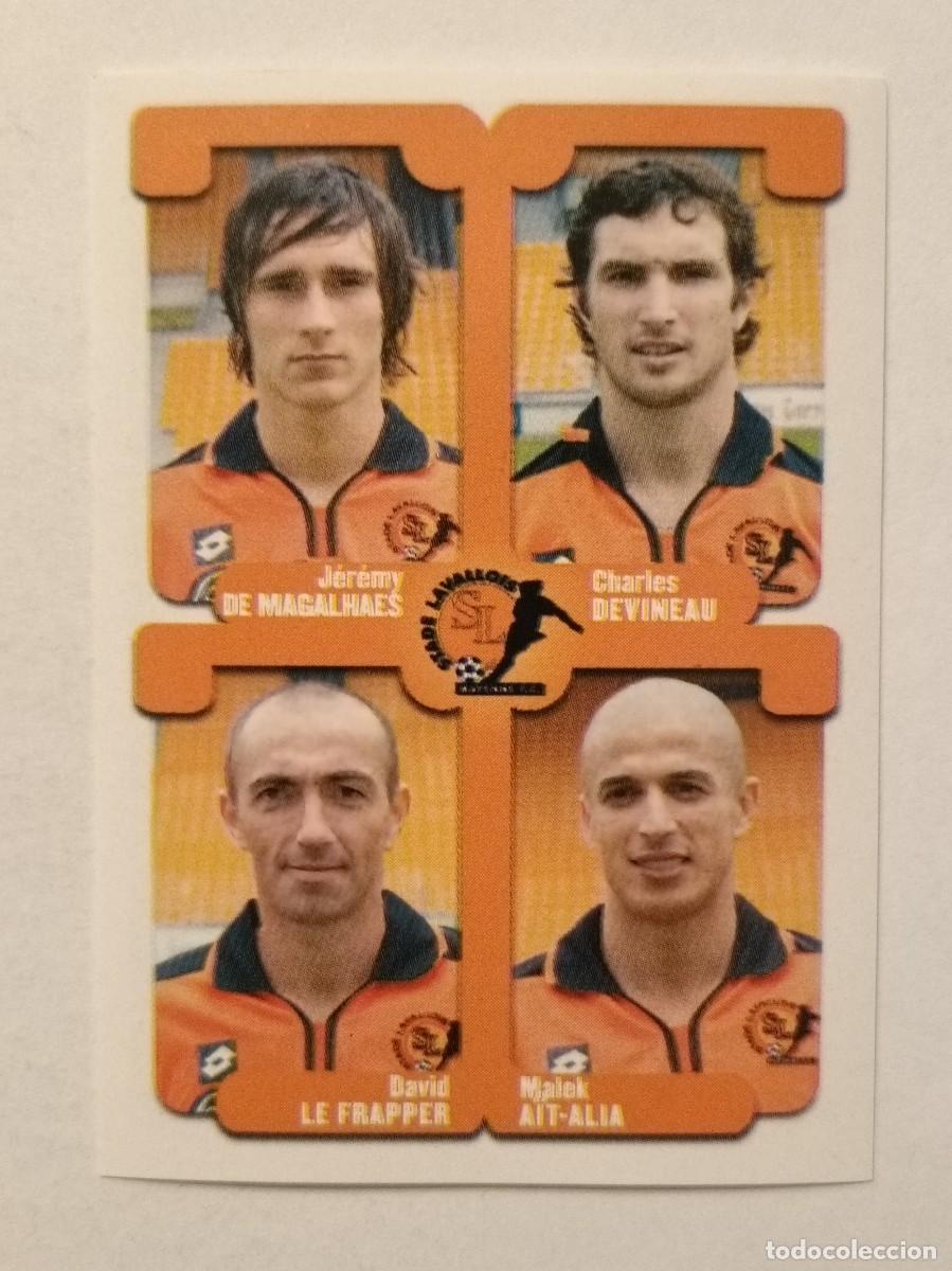 Cromos de F&uacute;tbol: #443 DE MAGALHAES-DEVINEAU-LE FRAPPER-AIT-ALIA (LAVALLOIS) LIGUE 1 FOOT 2005 PANINI