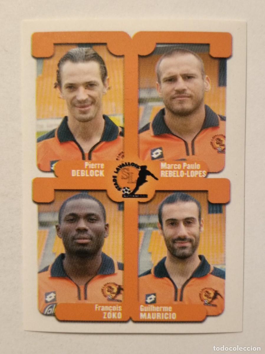 Cromos de F&uacute;tbol: #444 DEBLOCK-REBELO-LOPES-ZOKO-MAURICIO (LAVALLOIS) LIGUE 1 FOOT 2005 PANINI