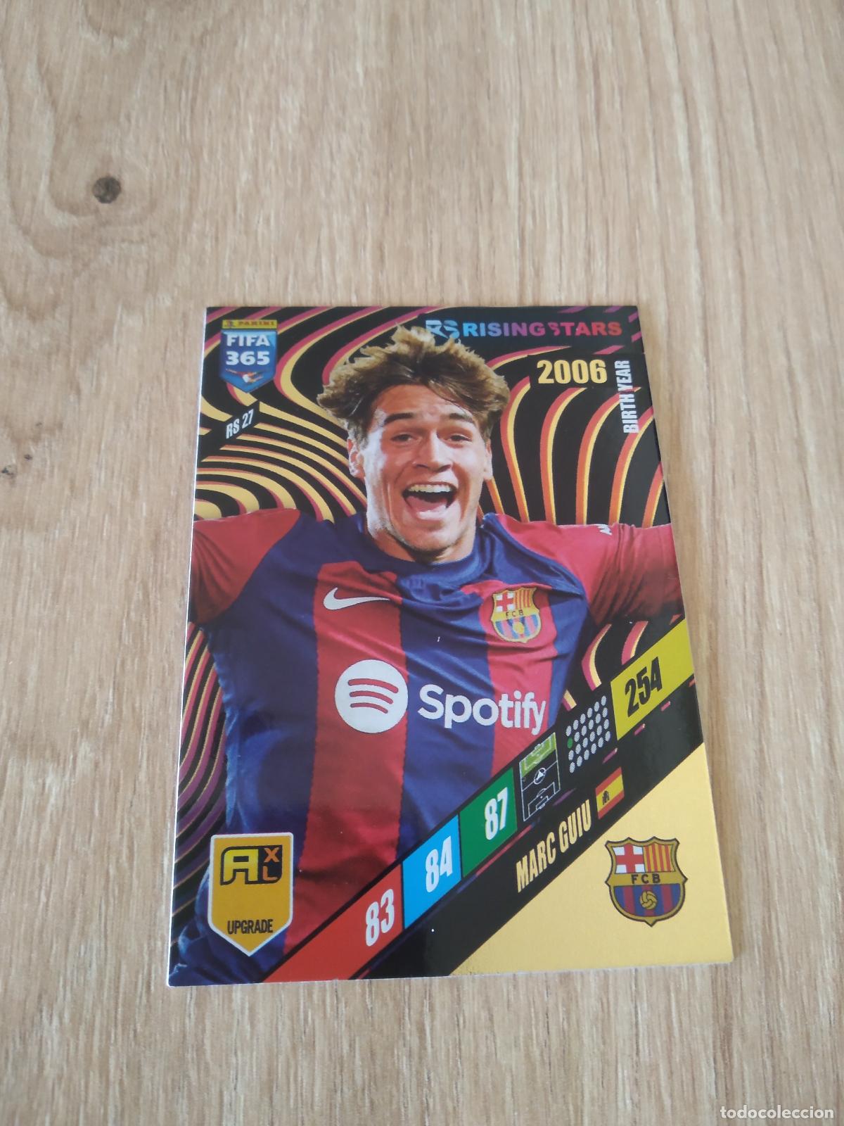 Cromos de F&uacute;tbol: RS 27 MARC GUIU BARCELONA BAR&Ccedil;A CROMO FUTBOL PANINI ADRENALYN 2023-2024 FIFA 365 23-24