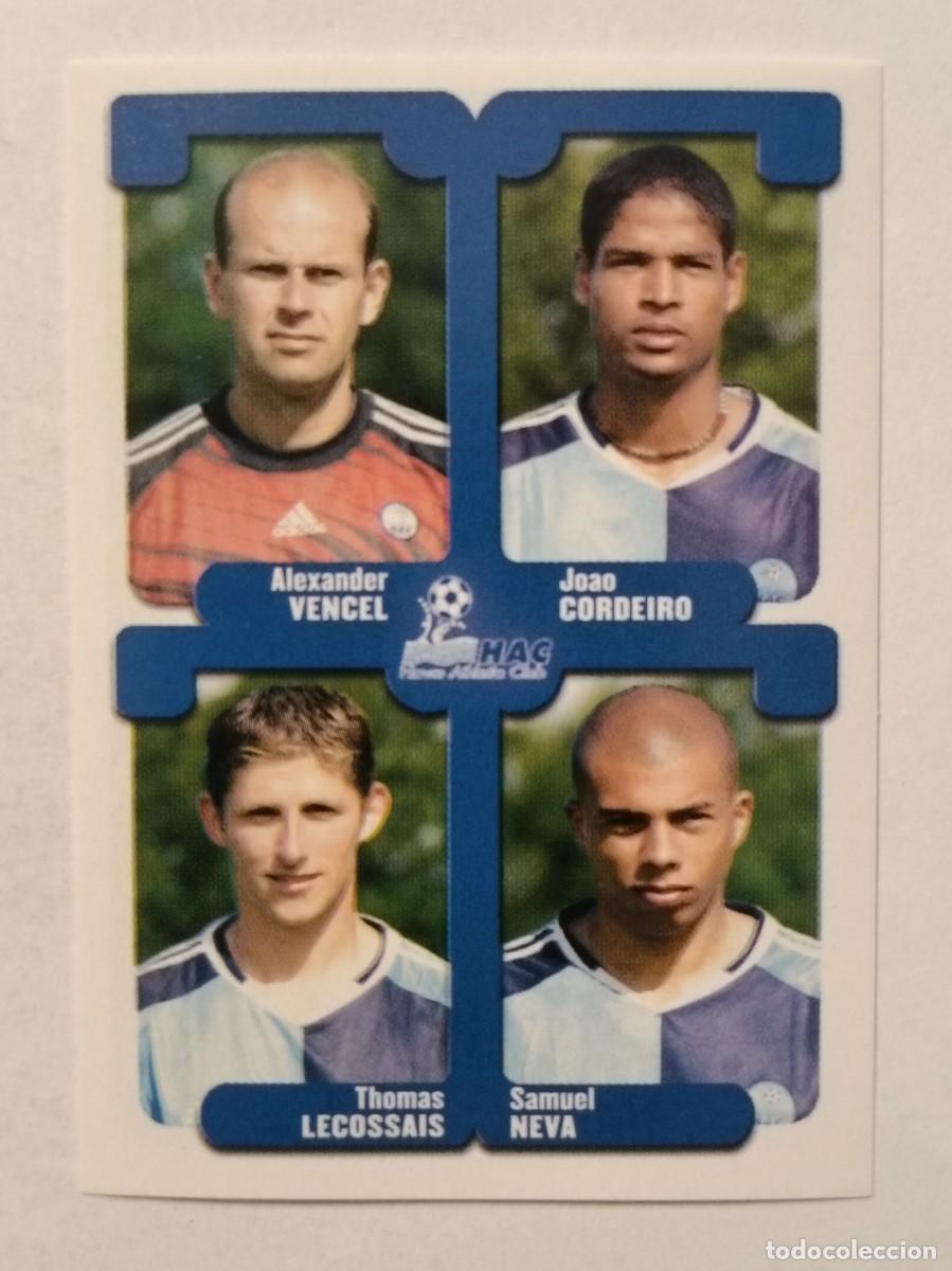 Cromos de F&uacute;tbol: #446 VENCEL-CORDEIRO-LECOSSAIS-NEVA (LE HAVRE) LIGUE 1 FOOT 2005 PANINI