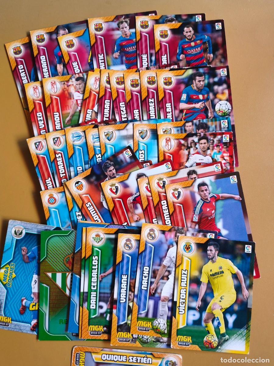 Cromos de F&uacute;tbol: megacracks 2016 17 contiene 44 cromos