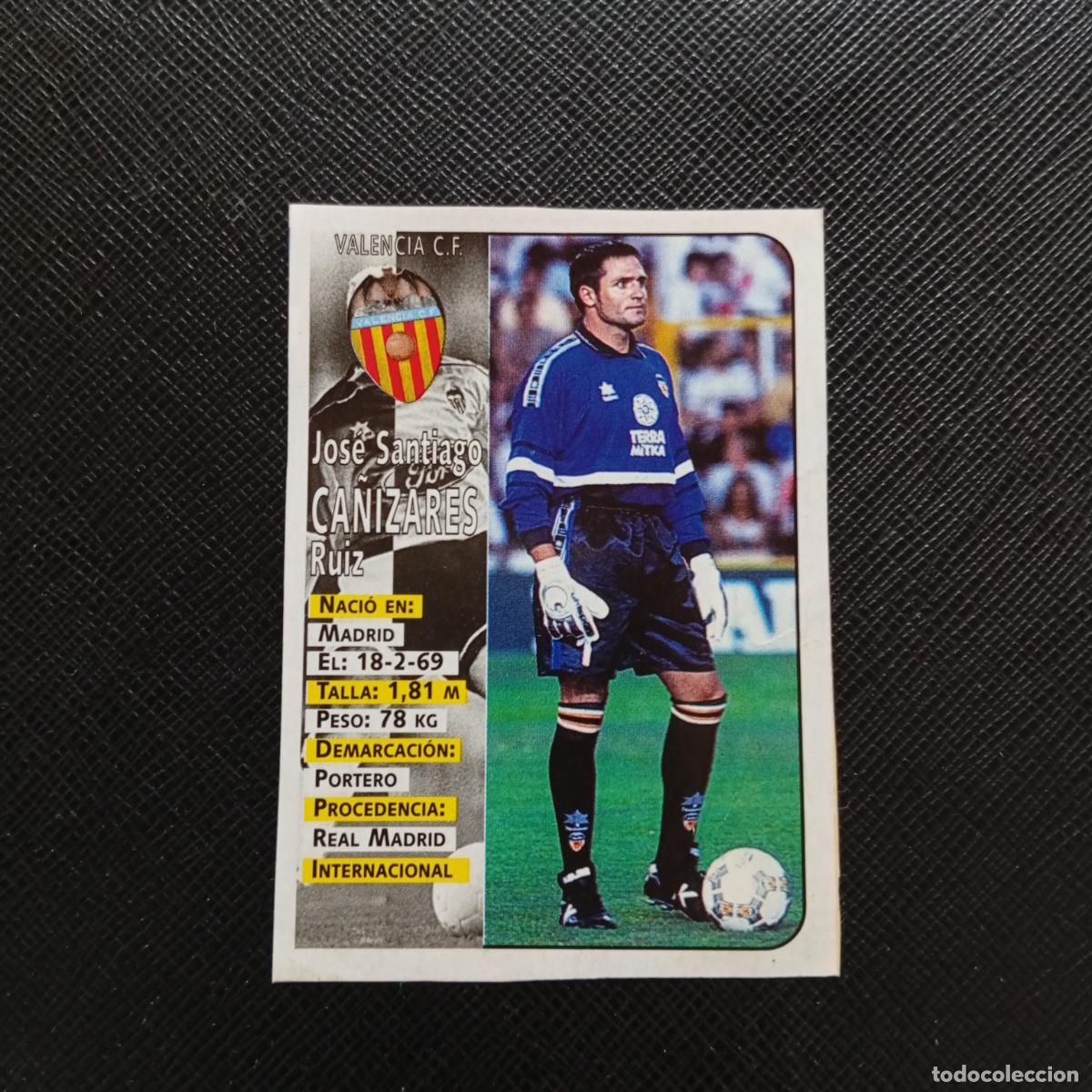 Cromos de F&uacute;tbol: 179 CA&Ntilde;IZARES VALENCIA PANINI 1998 1999 CROMO FUTBOL LIGA 98 99 - RECORTADO - A20 PG10 VERSION