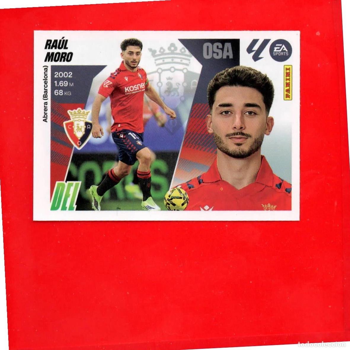 Cromos de F&uacute;tbol: 25 - Ra&uacute;l Moro - C.A. OSASUNA - MERCADO de INVIERNO - Liga Este 2025-2026 25 26