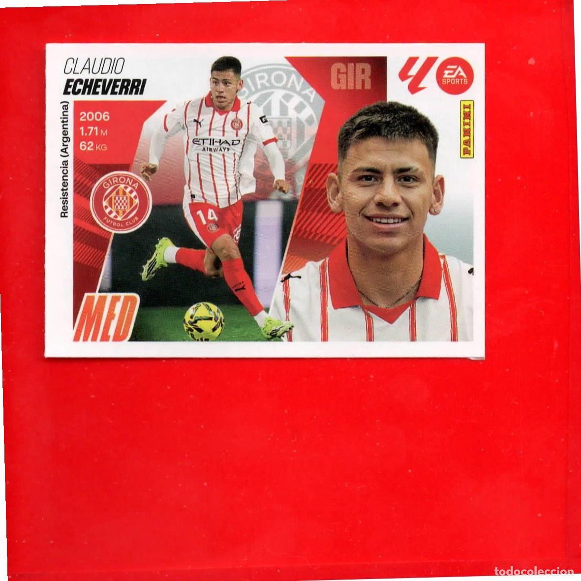 Cromos de F&uacute;tbol: 25 - Echeverri - GIRONA - MERCADO de INVIERNO - Liga Este 2025-2026 25 26