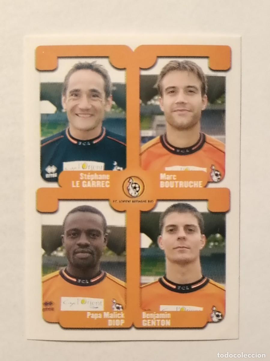 Cromos de F&uacute;tbol: #454 LE GARREC-BOUTRUCHE-DIOP-GENTON (LORIENT) LIGUE 1 FOOT 2005 PANINI