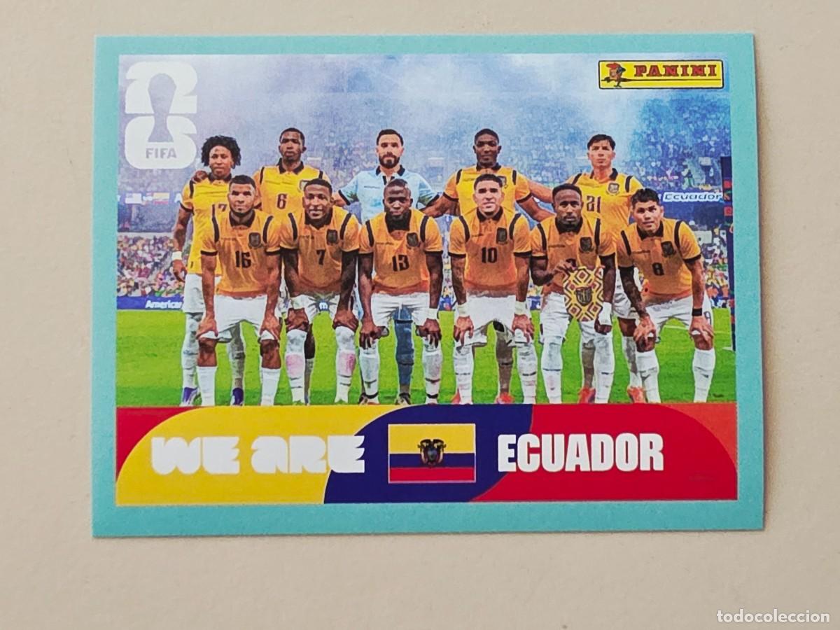 Cromos de F&uacute;tbol: ECU 13 Alineaci&oacute;n equipo plantilla, Ecuador, Panini FIFA World Cup Mundial 2026 Sticker