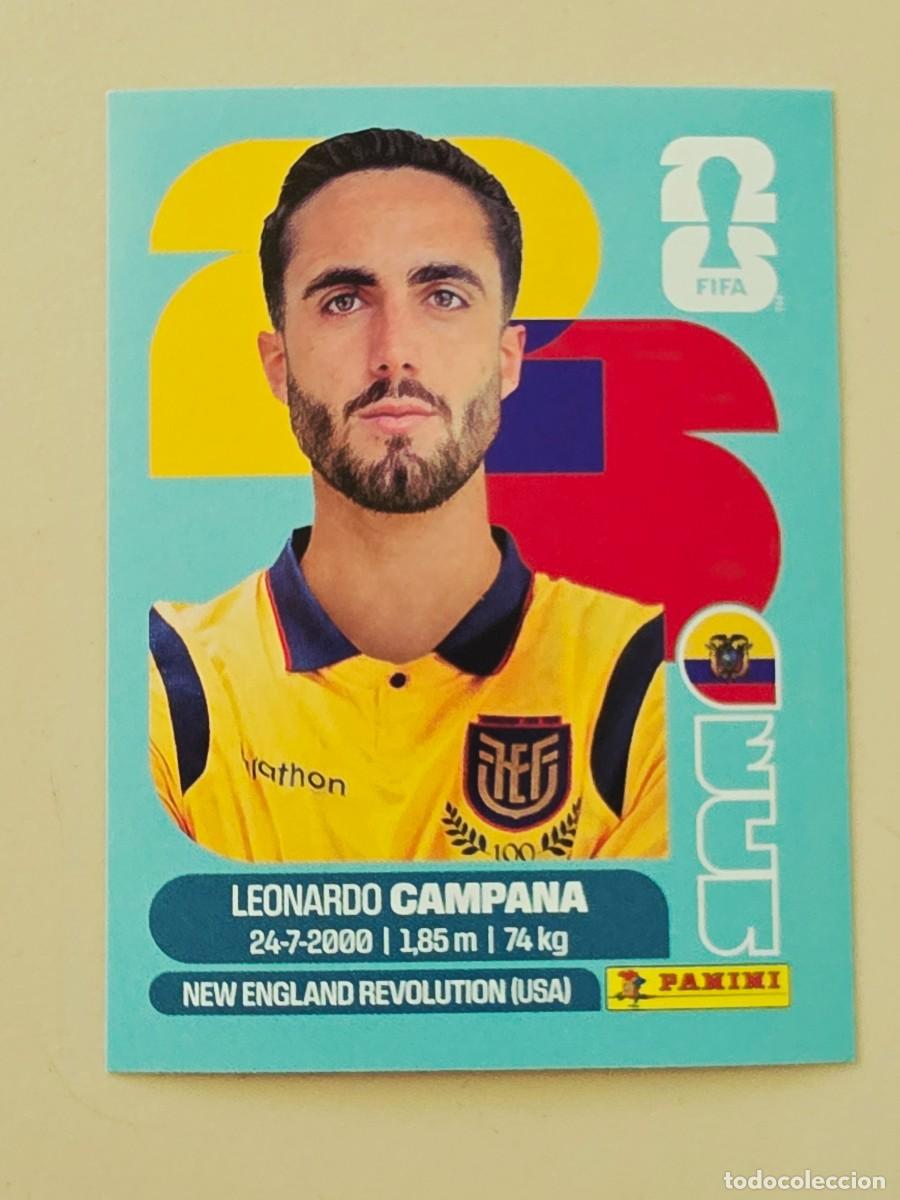 Cromos de F&uacute;tbol: ECU 15 Leandro Campa&ntilde;a, Ecuador, Panini FIFA World Cup Mundial 2026 Sticker