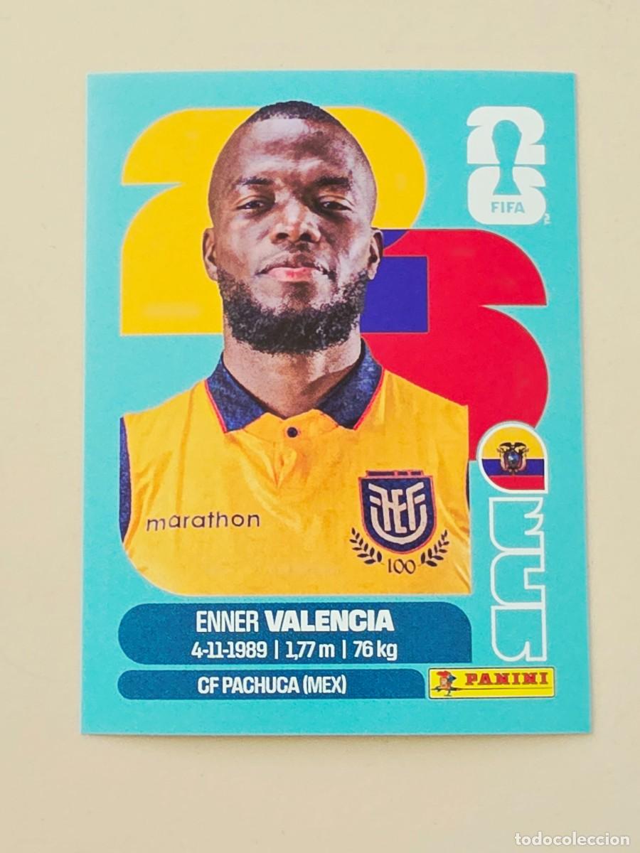 Cromos de F&uacute;tbol: ECU 20 Enmer Valencia, Ecuador, Panini FIFA World Cup Mundial 2026 Sticker