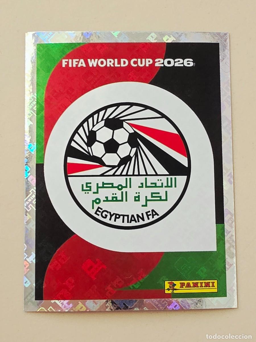 Cromos de F&uacute;tbol: EGY 1 Escuo logo emblema Egipto, Panini FIFA World Cup Mundial 2026 Sticker
