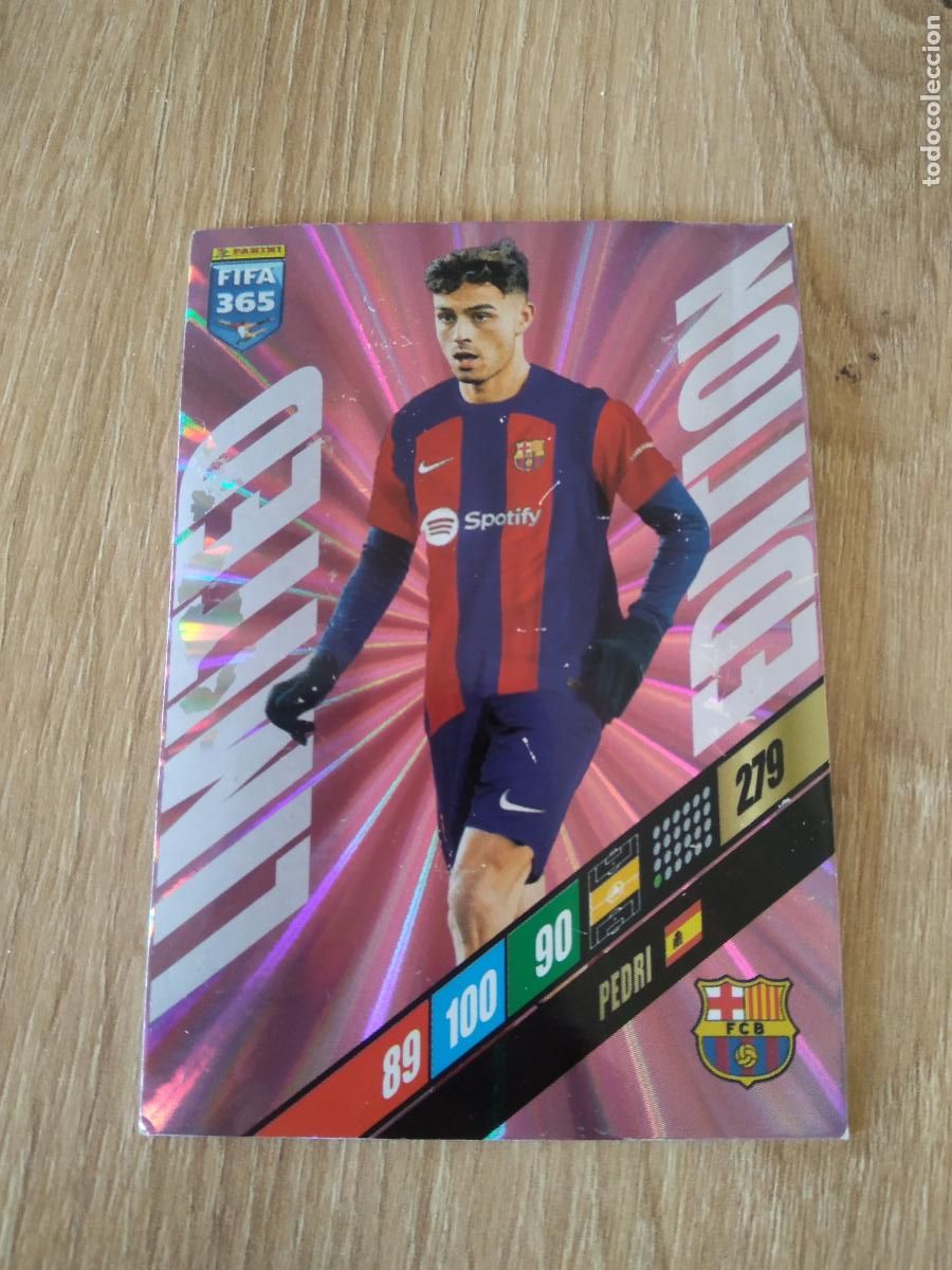 Cromos de F&uacute;tbol: PEDRI BARCELONA BAR&Ccedil;A EDICION LIMITADA CROMO FUTBOL PANINI ADRENALYN 2023-2024 FIFA 365 23-24