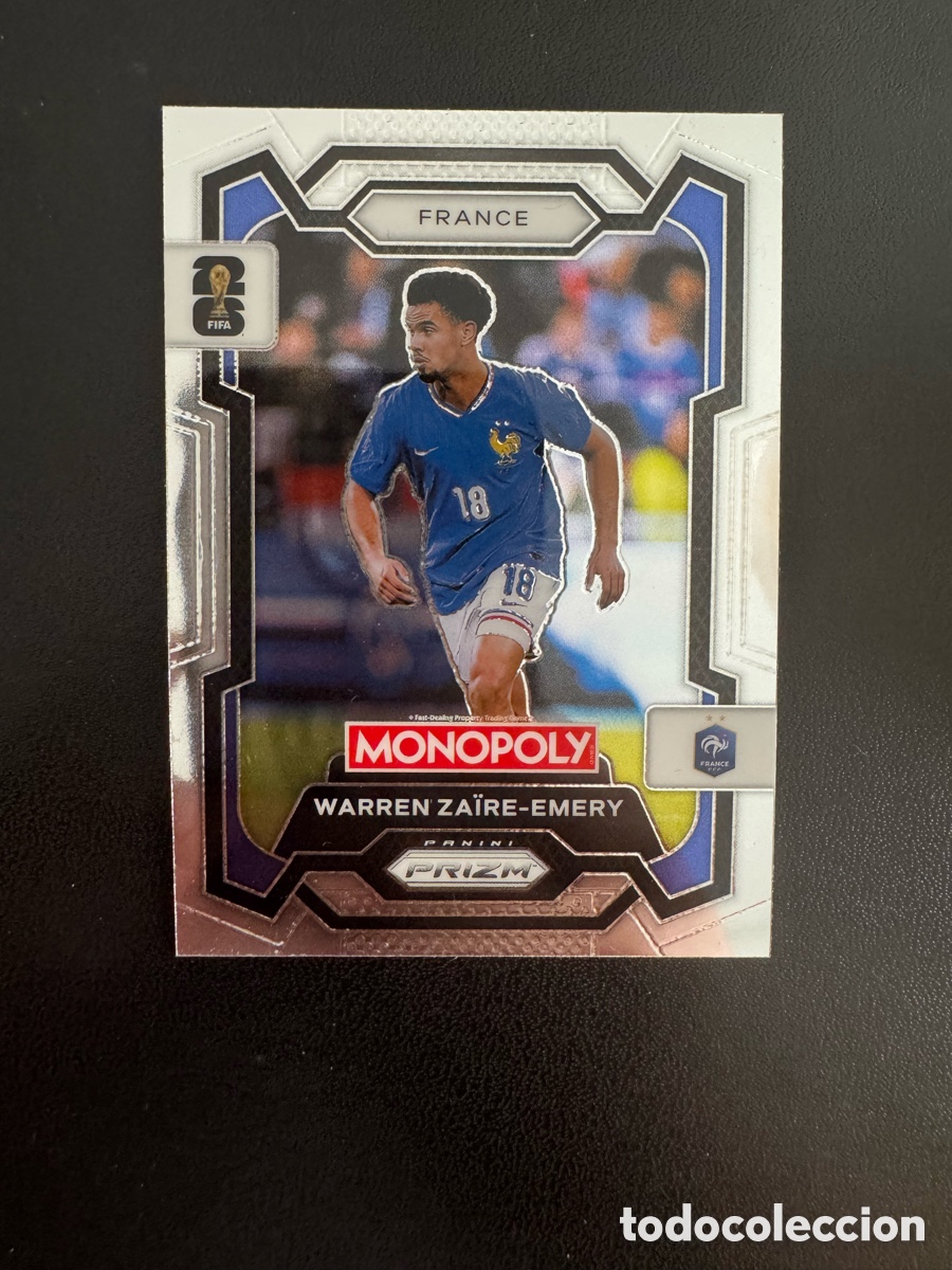 Cromos de F&uacute;tbol: ZAIRE EMERY FRANCIA N&Uacute;MERO 11 PANINI PRIZM 2026