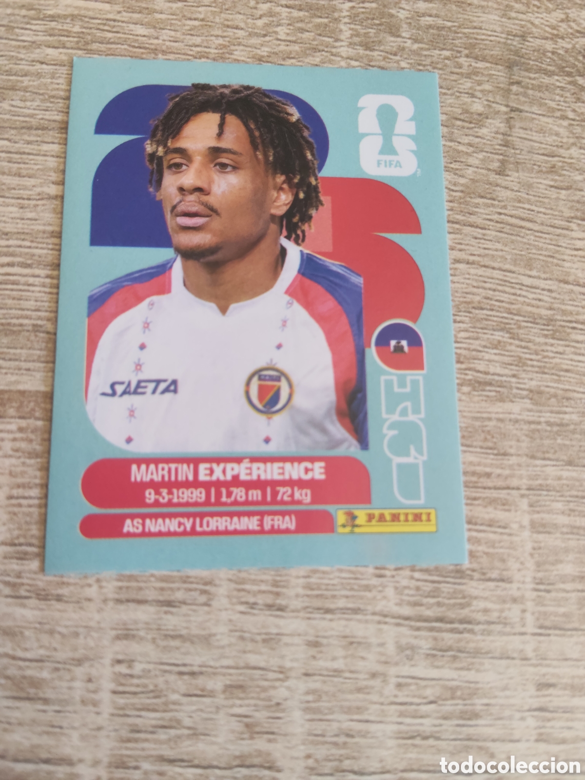 Cromos de F&uacute;tbol: Panini mundial 2026 HAI 4 Martin Experience Hait&iacute;