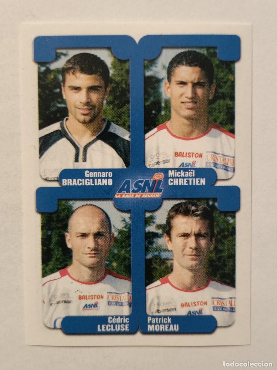 Cromos de F&uacute;tbol: #462 BRACIGLIANO-CHRETIEN-LECLUSE-MOREAU (NANCY) LIGUE 1 FOOT 2005 PANINI