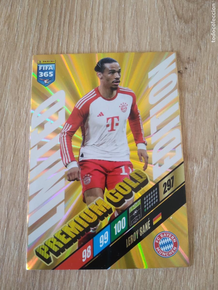 Cromos de F&uacute;tbol: LEROY SANE BAYERN MUNICH EDICION LIMITADA CROMO FUTBOL PANINI ADRENALYN 2023-2024 FIFA 365 23-24