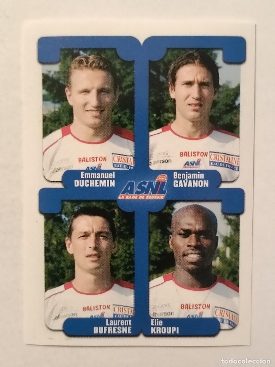 Football Stickers: #464 DUCHEMIN-GAVANON-DUFRESNE-KROUPI (NANCY) LIGUE 1 FOOT 2005 PANINI