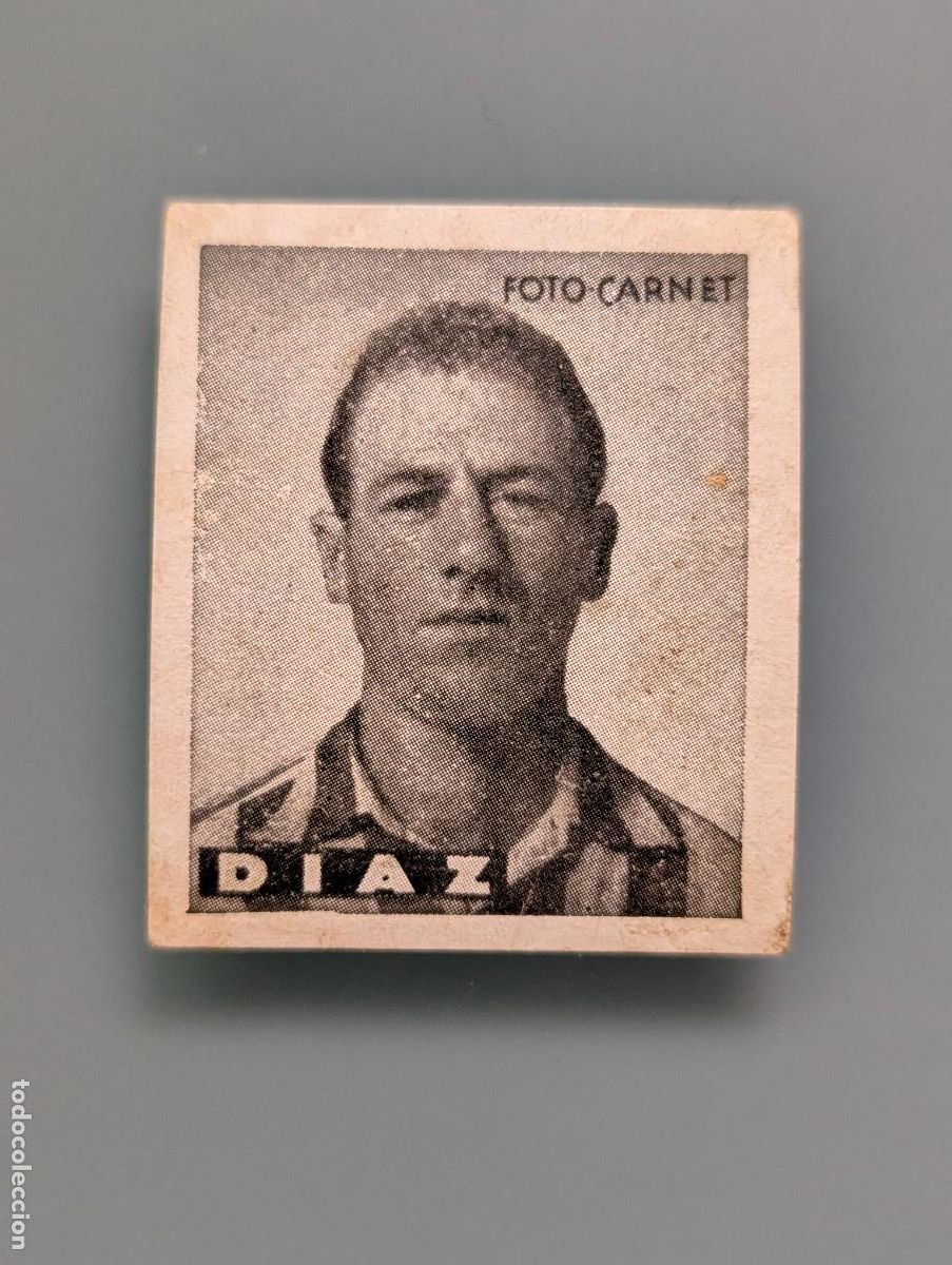 Cromos de F&uacute;tbol: DIFICIL CROMO RARE CARD DIAZ REAL BETIS SEVILLA 1942 1943 1942-43 ED CISNE LIBRETA DEPORTIVA LIGA