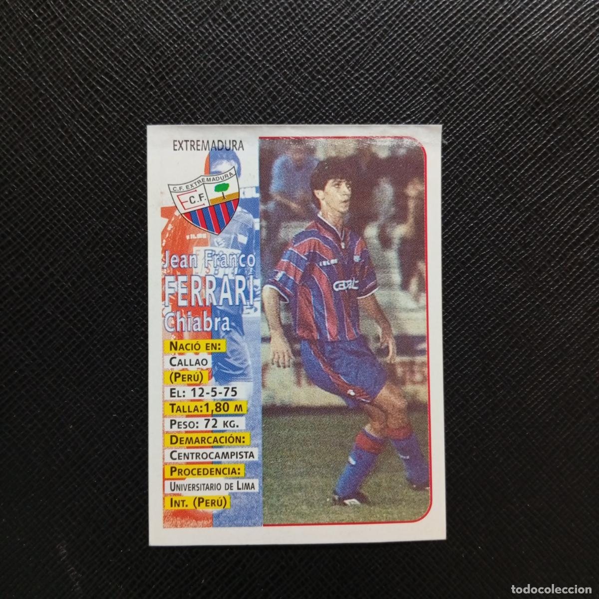 Cromos de F&uacute;tbol: 342A 342 FERRARI EXTREMADURA PANINI 1998 1999 CROMO FUTBOL LIGA 98 99 - VENTANILLA - A20 PG271