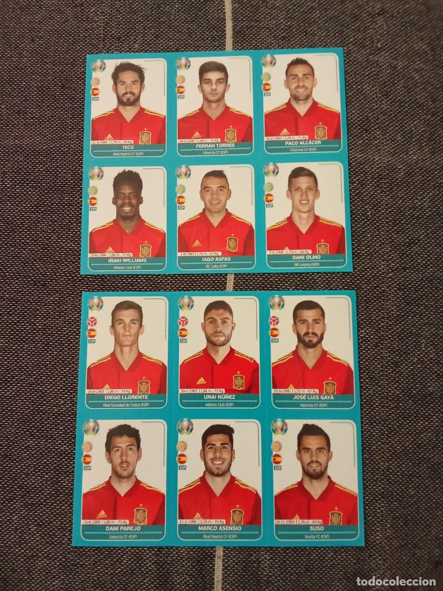 Cromos de F&uacute;tbol: UEFA euro 2020 Panini actualizaci&oacute;n Espa&ntilde;a