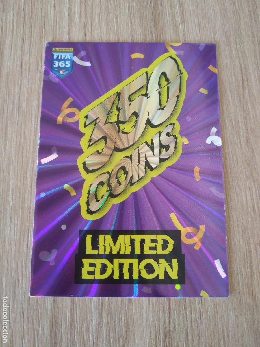Cromos de F&uacute;tbol: 350 COINS EDICION LIMITADA CROMO FUTBOL PANINI ADRENALYN 2023-2024 FIFA 365 23-24