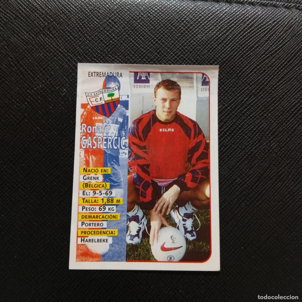Cromos de F&uacute;tbol: 350 GASPERCIC EXTREMADURA PANINI 1998 1999 CROMO FUTBOL LIGA 98 99 - VENTANILLA - A20 PG334