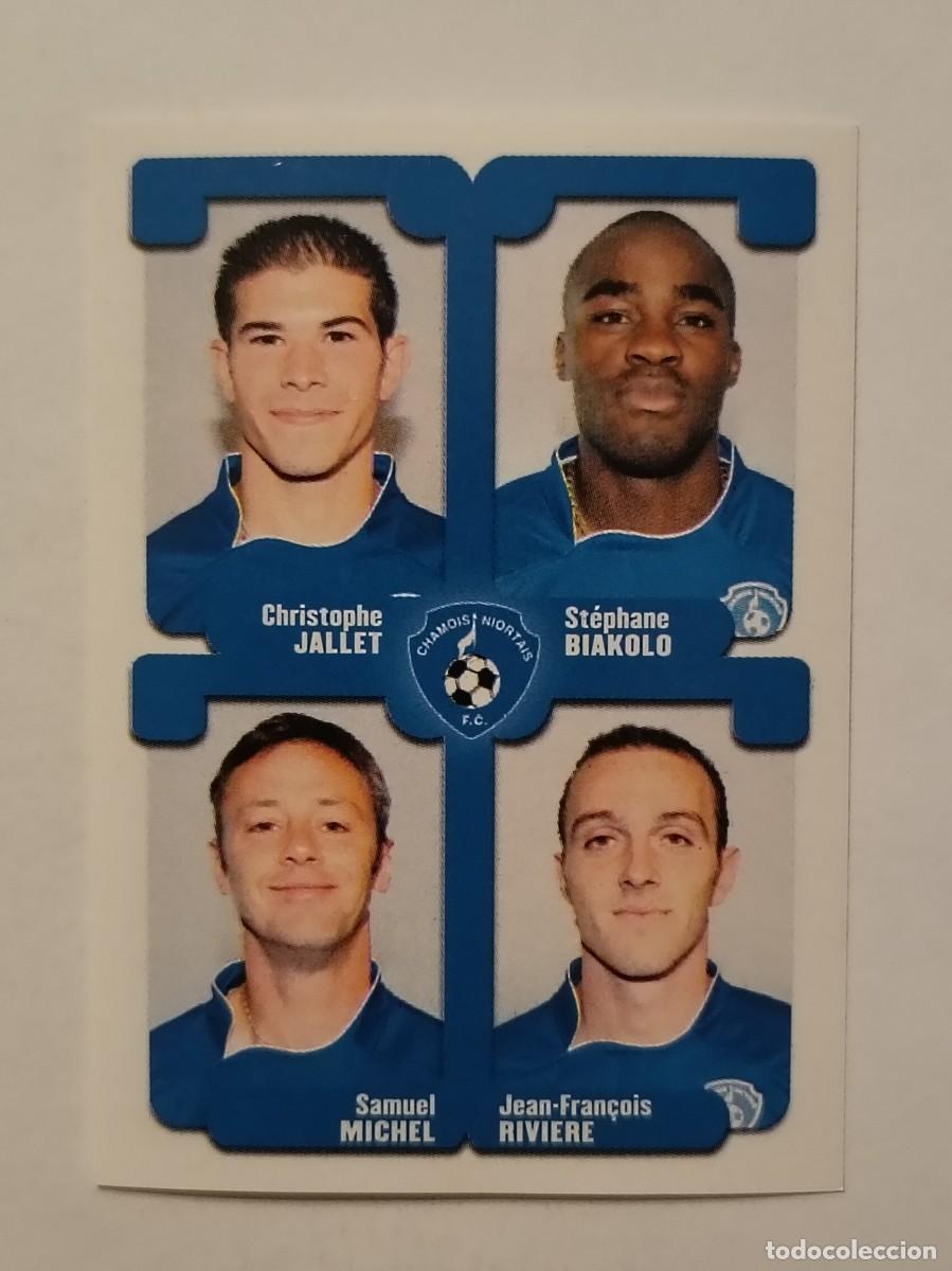 Cromos de F&uacute;tbol: #468 JALLET-BIAKOLO-MICHEL-RIVIERE (NIORTAIS) LIGUE 1 FOOT 2005 PANINI