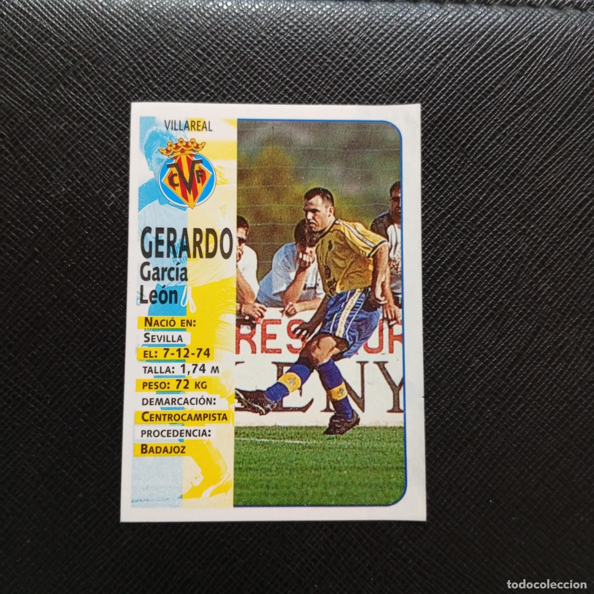 Cromos de F&uacute;tbol: 372 GERARDO VILLARREAL PANINI 1998 1999 CROMO FUTBOL LIGA 98 99 - VENTANILLA - A20 PG370
