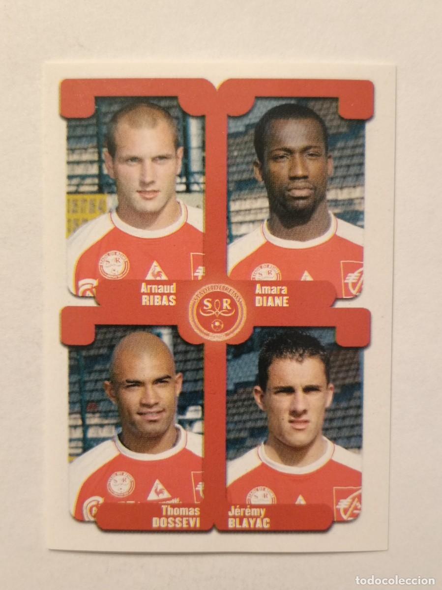 Cromos de F&uacute;tbol: #472 RIBAS-DIANE-DOSSEVI-BLAYAC (REIMS) LIGUE 1 FOOT 2005 PANINI