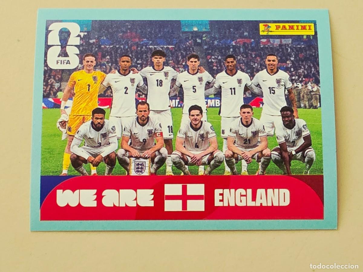 Cromos de F&uacute;tbol: ENG 13 Alineaci&oacute;n equipo plantilla, Inglaterra, Panini FIFA World Cup Mundial 2026 Sticker