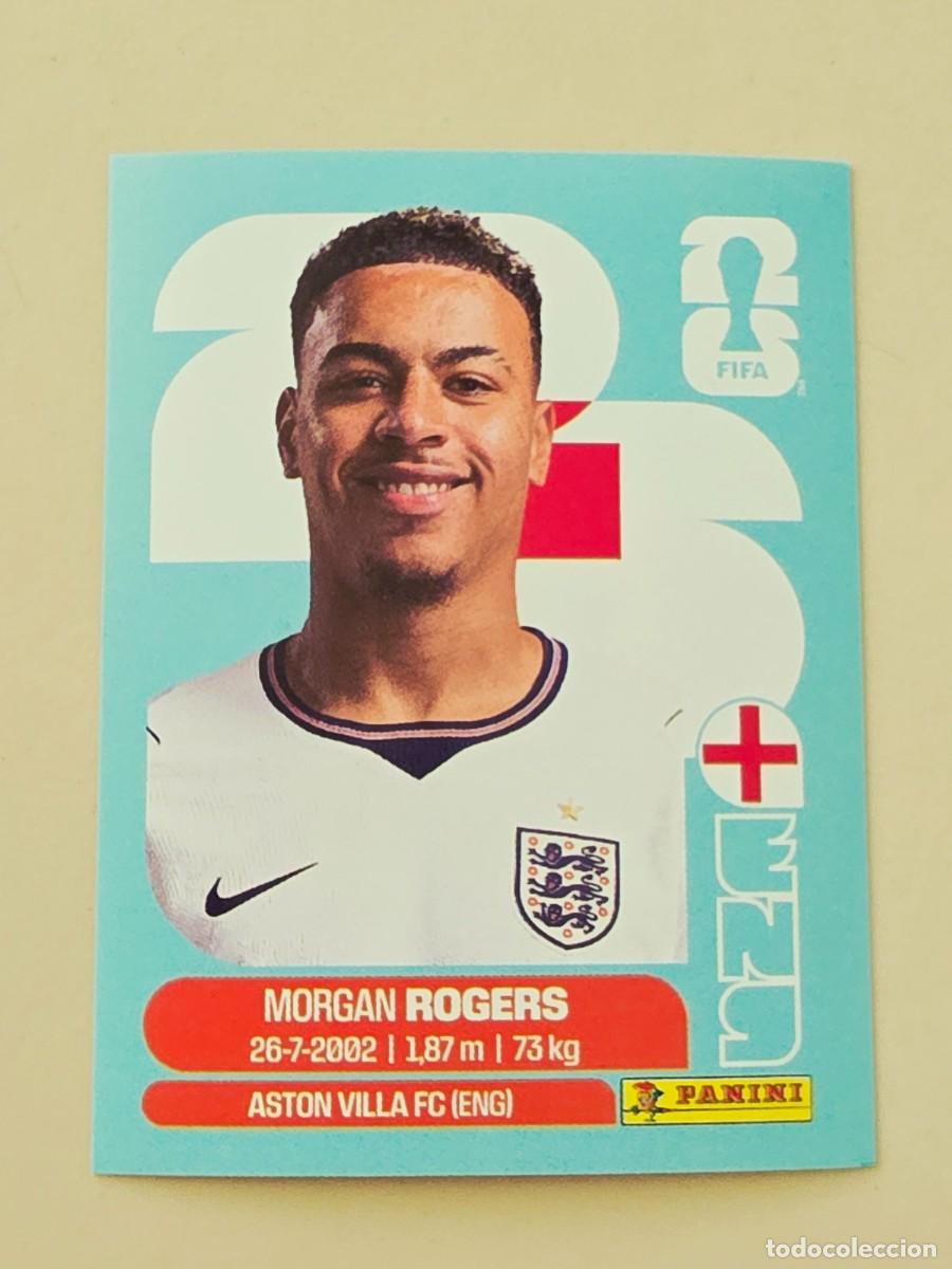 Cromos de F&uacute;tbol: ENG 14 Morgan Rogers, Inglaterra, Panini FIFA World Cup Mundial 2026 Sticker