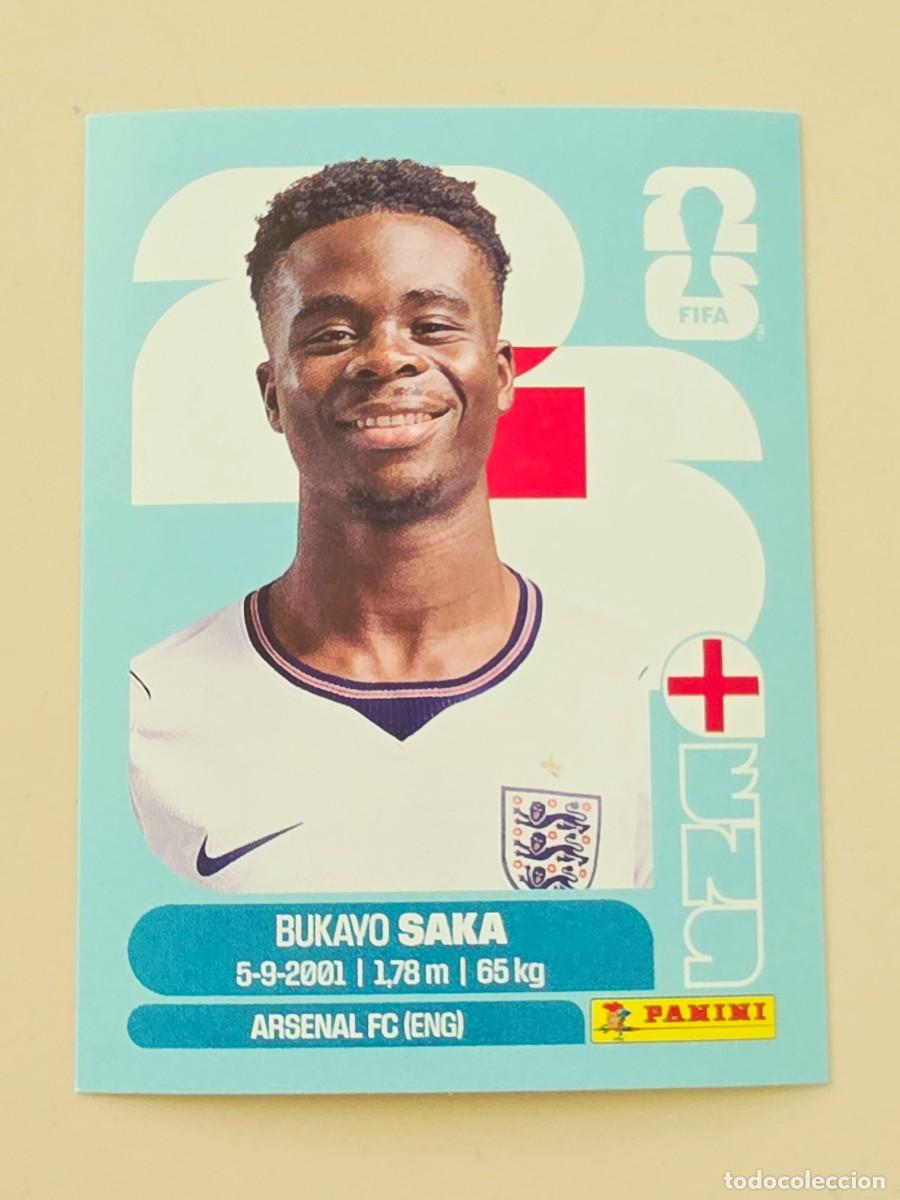 Cromos de F&uacute;tbol: ENG 17 Bukayo Saka, Inglaterra, Panini FIFA World Cup Mundial 2026 Sticker