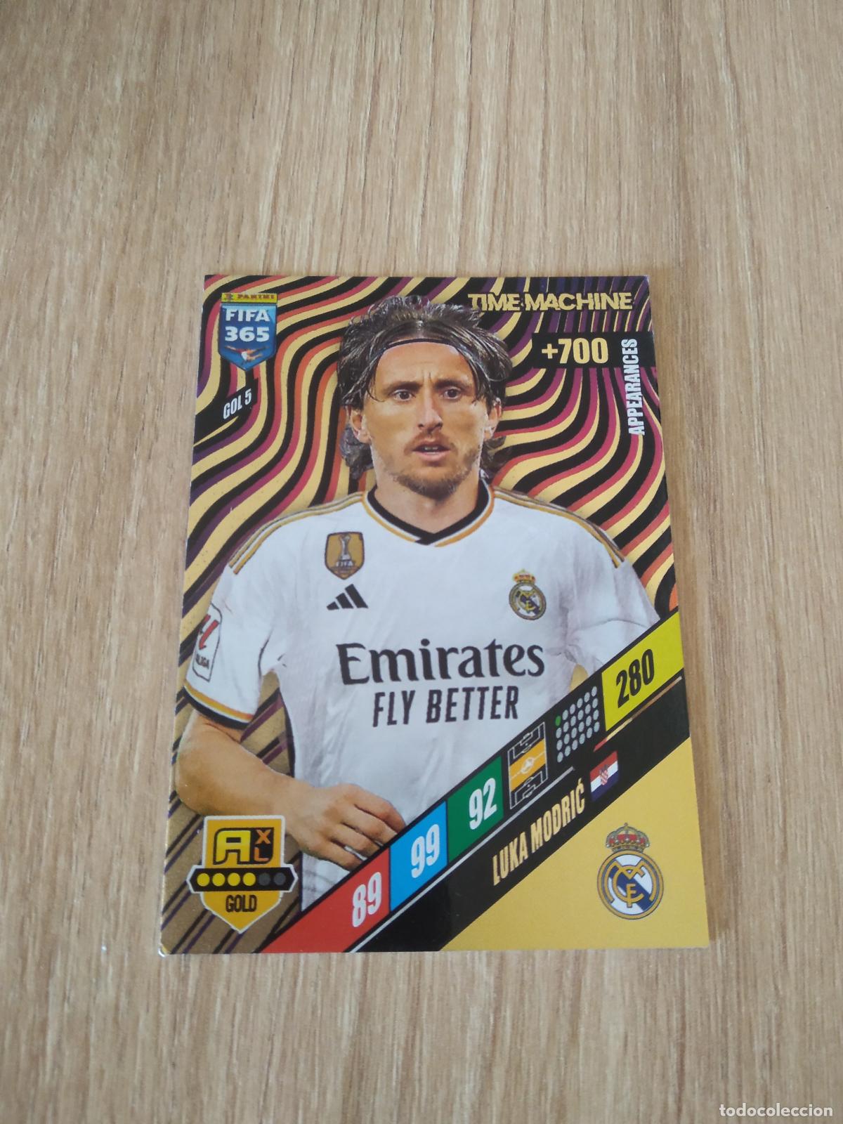 Cromos de F&uacute;tbol: GOL 5 MODRIC REAL MADRID CROMO FUTBOL PANINI ADRENALYN 2023-2024 FIFA 365 23-24