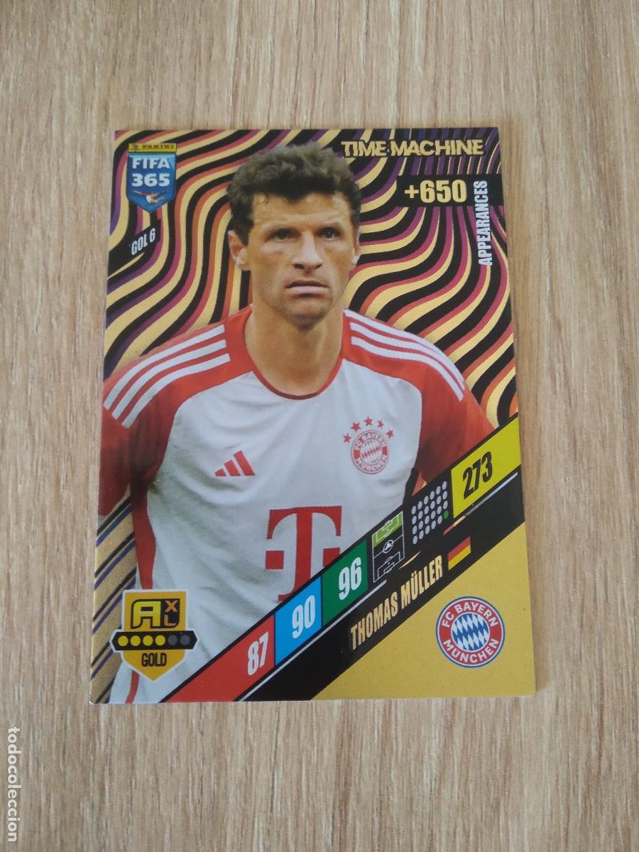 Cromos de F&uacute;tbol: GOL 6 MULLER BAYERN MUNICH CROMO FUTBOL PANINI ADRENALYN 2023-2024 FIFA 365 23-24